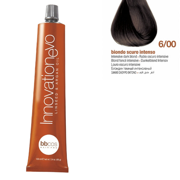 Bbcos Innovation Hair Color 100ml 6/00 (Intense Dark Blond)