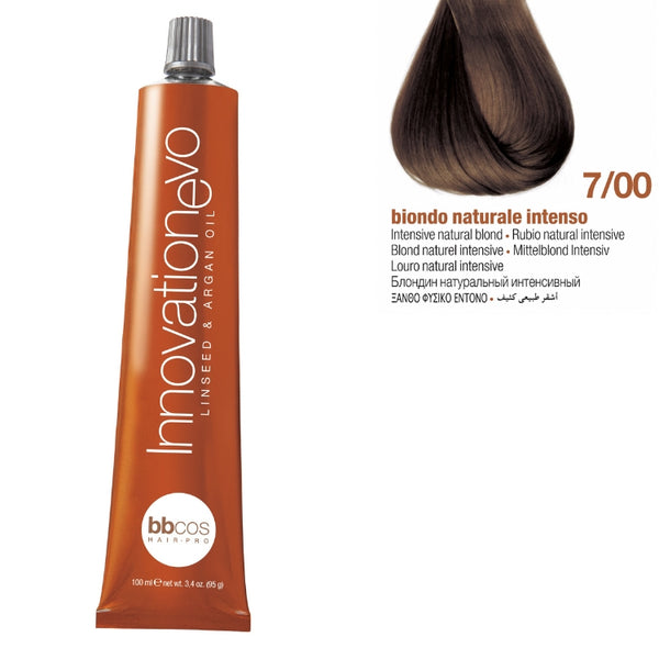 Bbcos Innovation Hair Color 100ml 7/00 (Intensive Natural Blond)