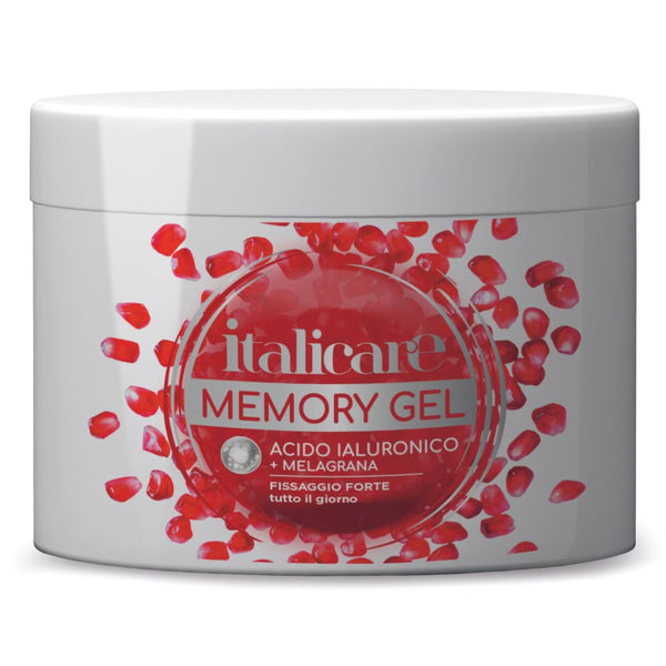 Italicare | Memory Gel | With Hyaluronic Acid + Pomegranate Extract For Strong Fixation All Day | It Gives Long Life To The Most Extreme Hairstyles | 500ml