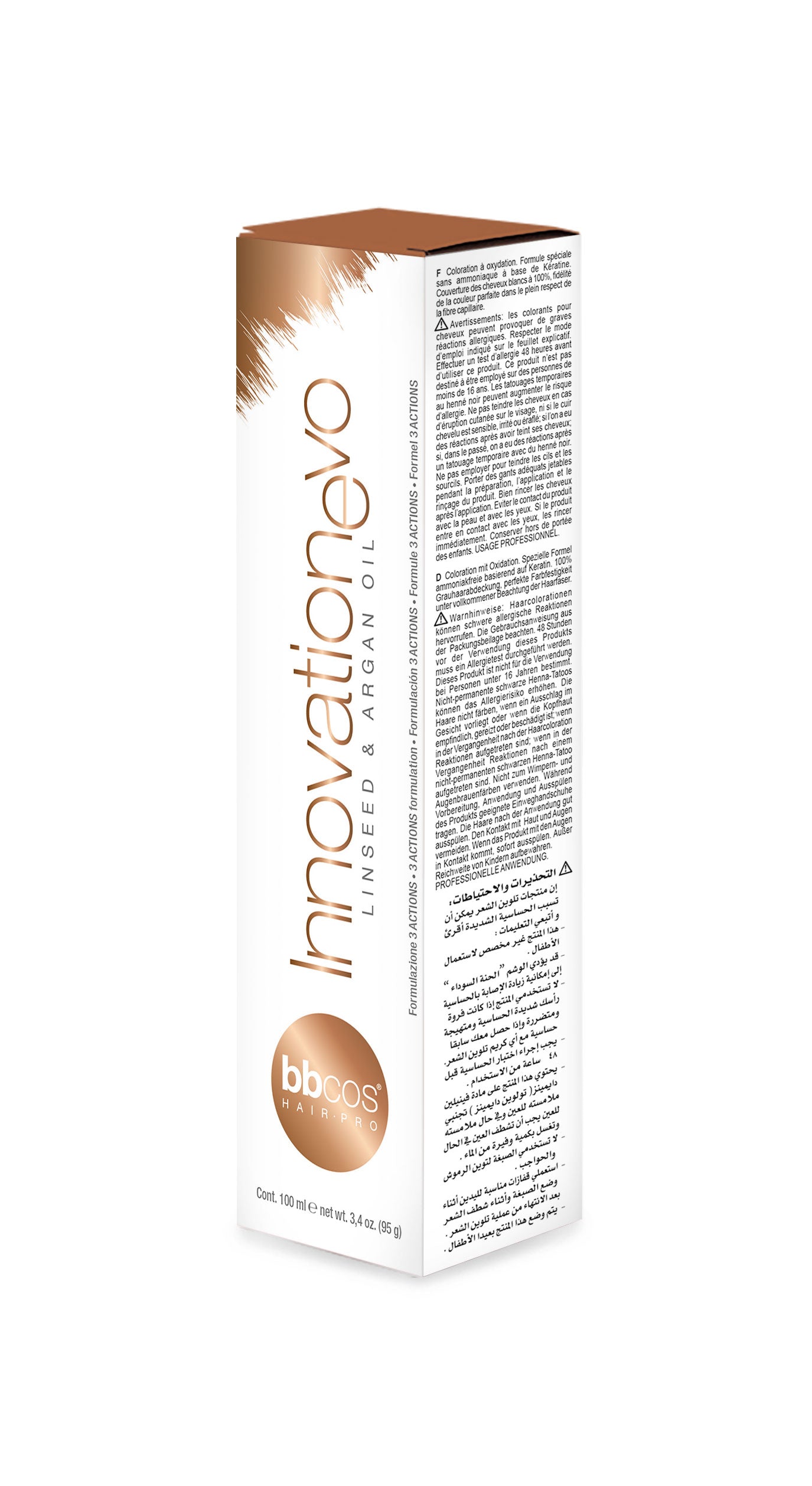 Bbcos Innovation Hair Color 100ml 3/0 (Dark Brown)