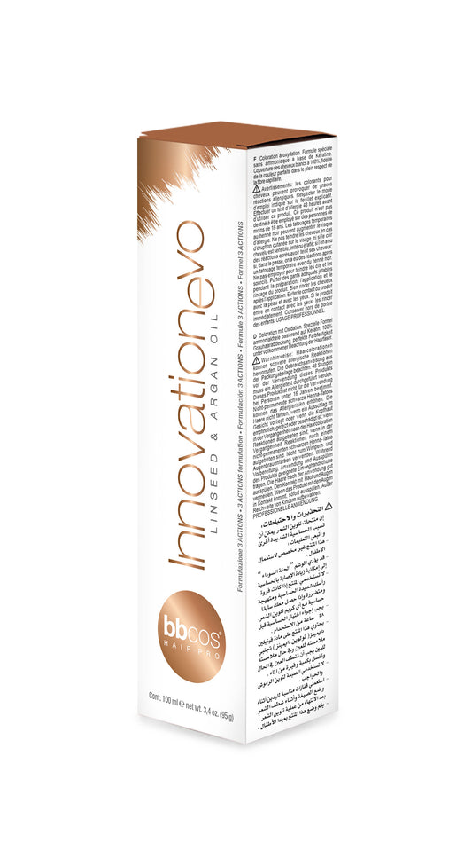 Bbcos Innovation Hair Color 100ml 7/01 (Ash Natural Blond)