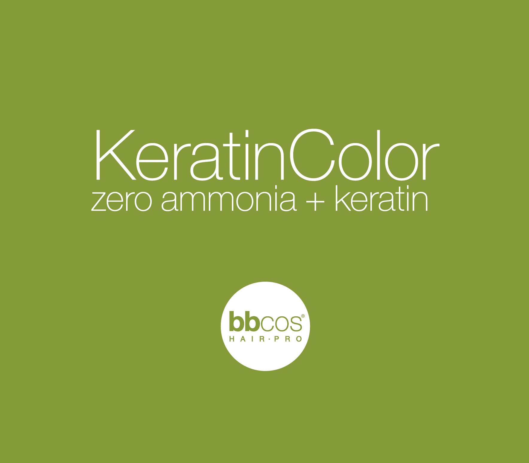 Bbcos Keratin Zero Ammonia Color 100ml 4/07 (Natural Brown Tobacco)